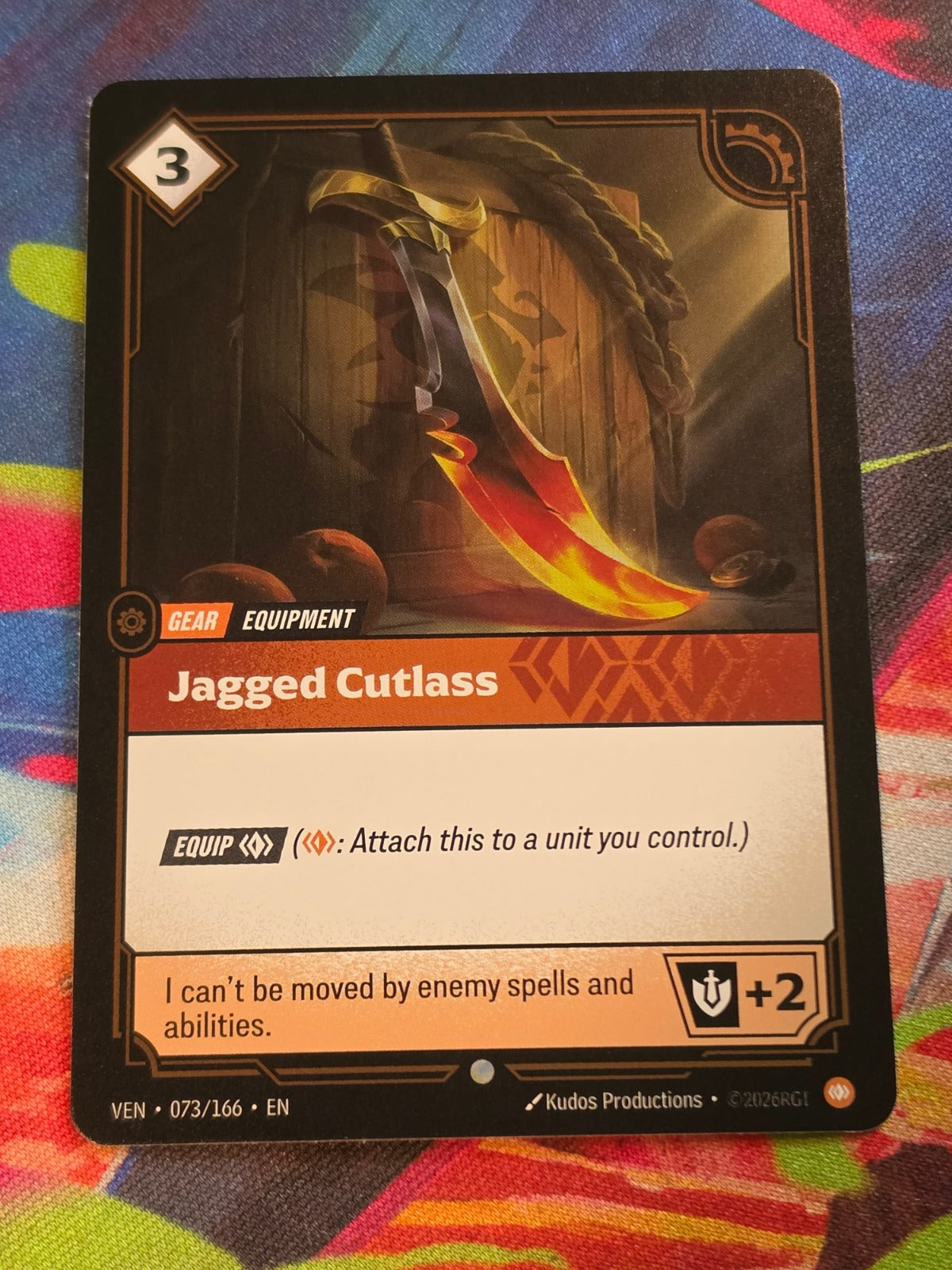 Jagged Cutlass - 073/166 - Vendetta - Common - NM