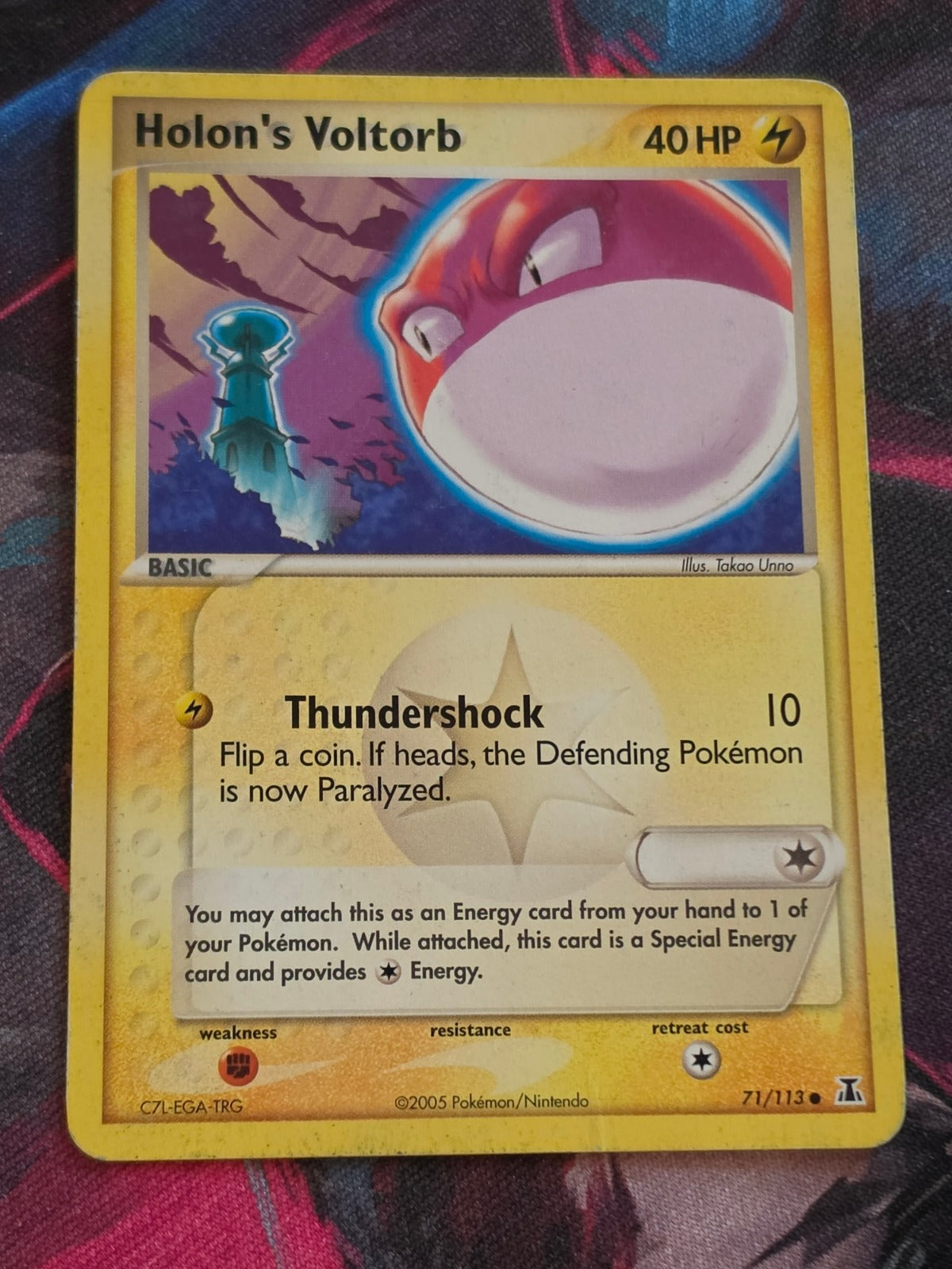 Holon's Voltorb - 71/113 - EX Delta Species - Common - HP - Pokemon