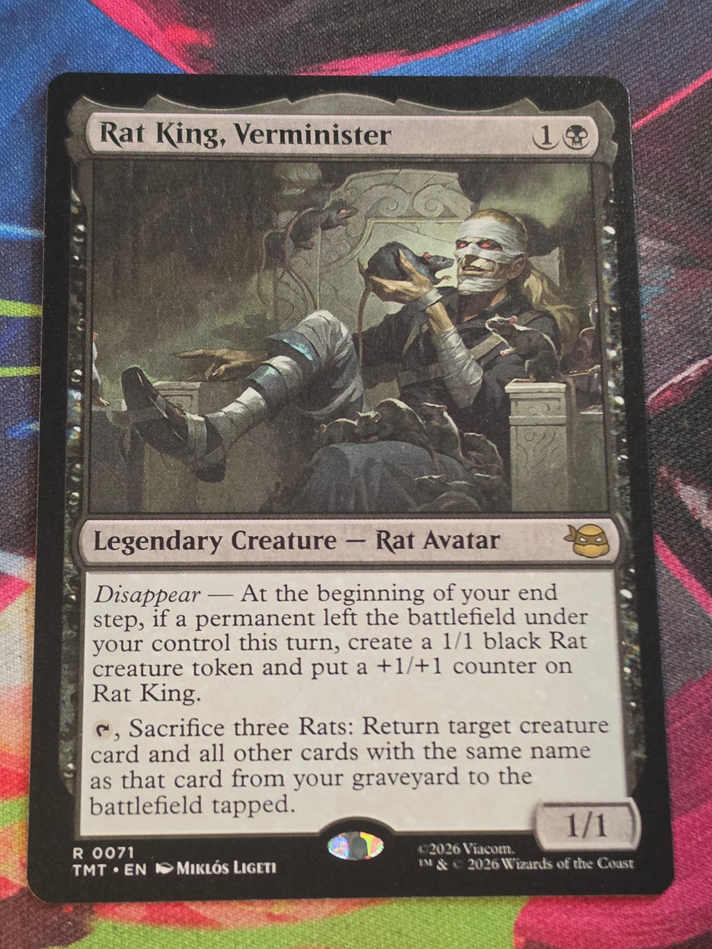 Rat King, Verminister - 71 - Teenage Mutant Ninja Turtles - R - NM MTG