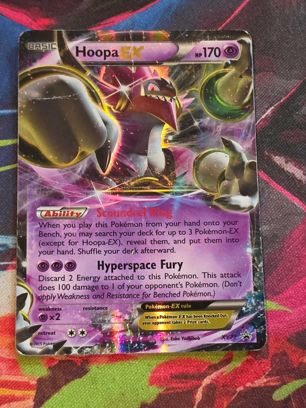 Hoopa EX Promo XY Promos XY71 DMG Pokemon