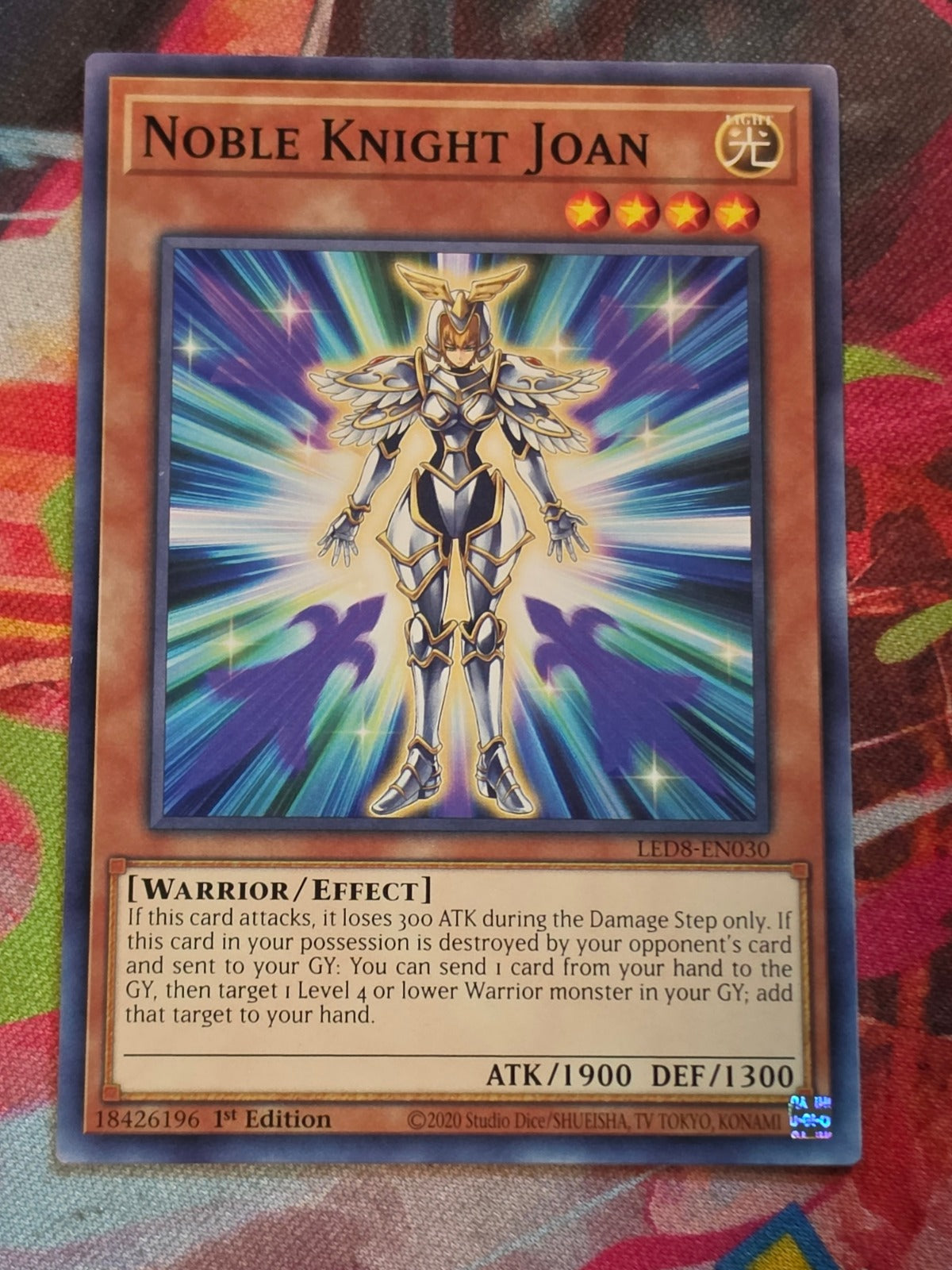 Noble Knight Joan Common Legendary Duelists: Synchro Storm LED8-EN030 LP