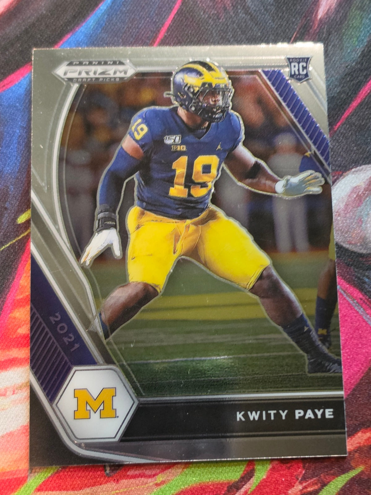 Kwity Paye 2021 Panini Prizm Draft Picks - Silver Prizm 145 NM Football