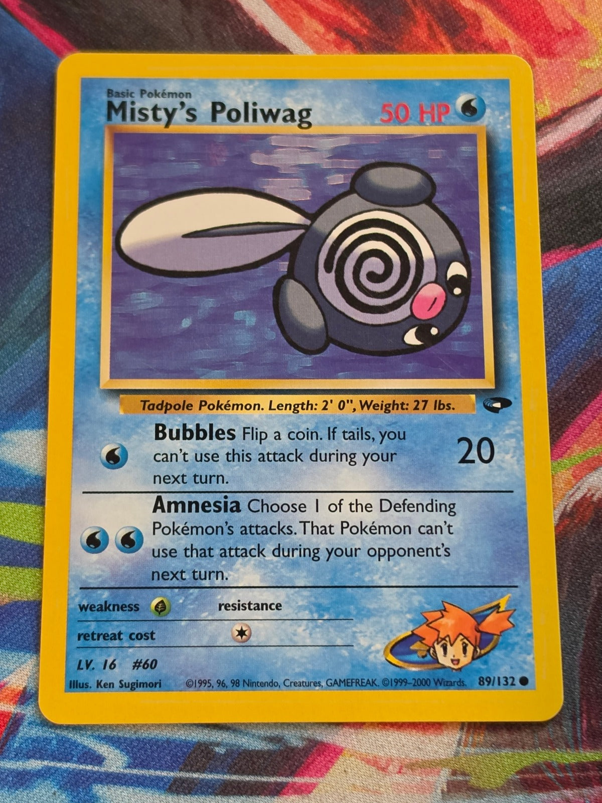 Misty's Poliwag - 089/132 - Gym Challenge - Common - Unlimited - NM Pokemon