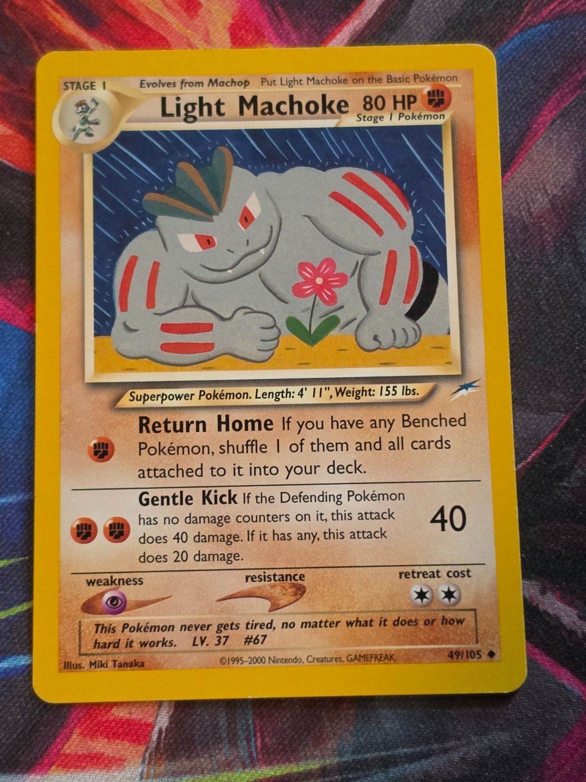 Light Machoke - 049/105 - Neo Destiny - Uncommon - Unlimited - LP+ Pokemon