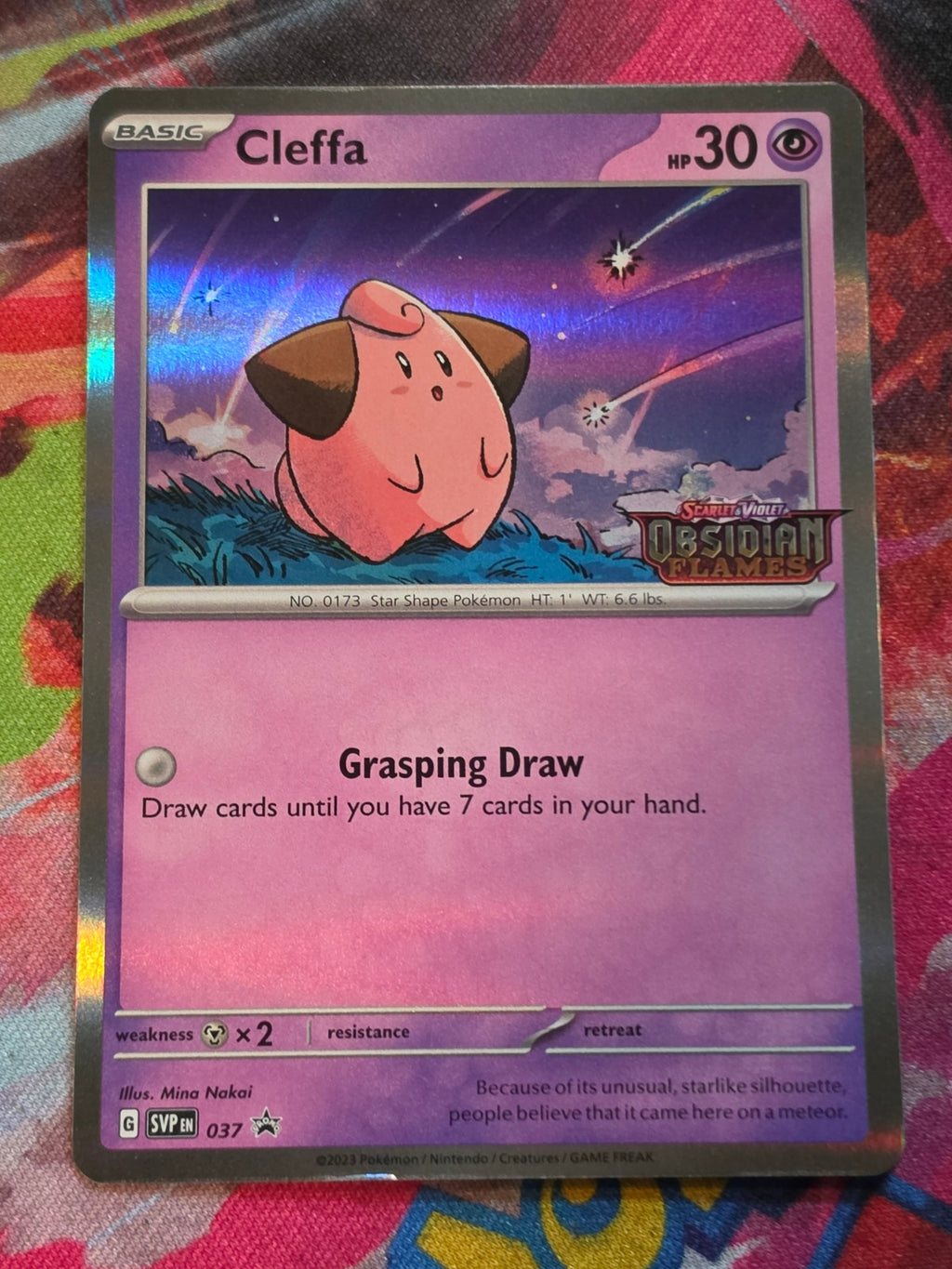Cleffa (Prerelease) Promo SV: Scarlet & Violet Promo Cards 037 NM Pokemon
