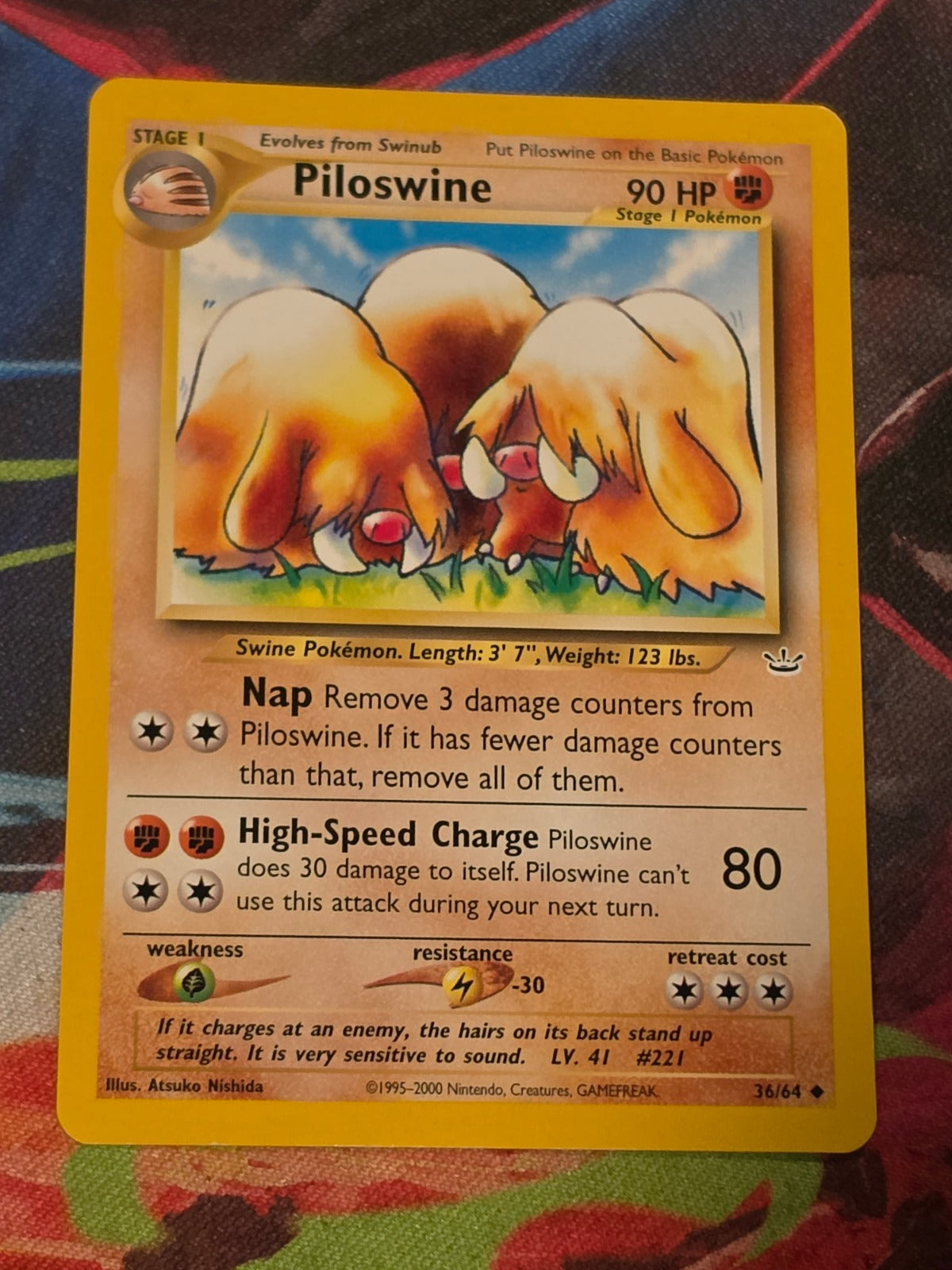 Piloswine - 36/64 - Neo Revelation - Uncommon - Unlimited - LP Pokemon
