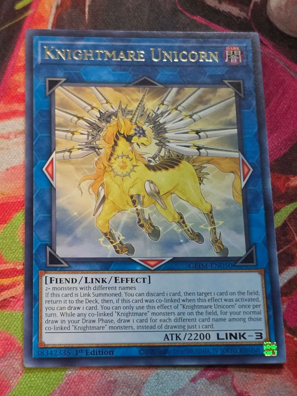 Knightmare Unicorn Rare Genesis Impact GEIM-EN050 LP