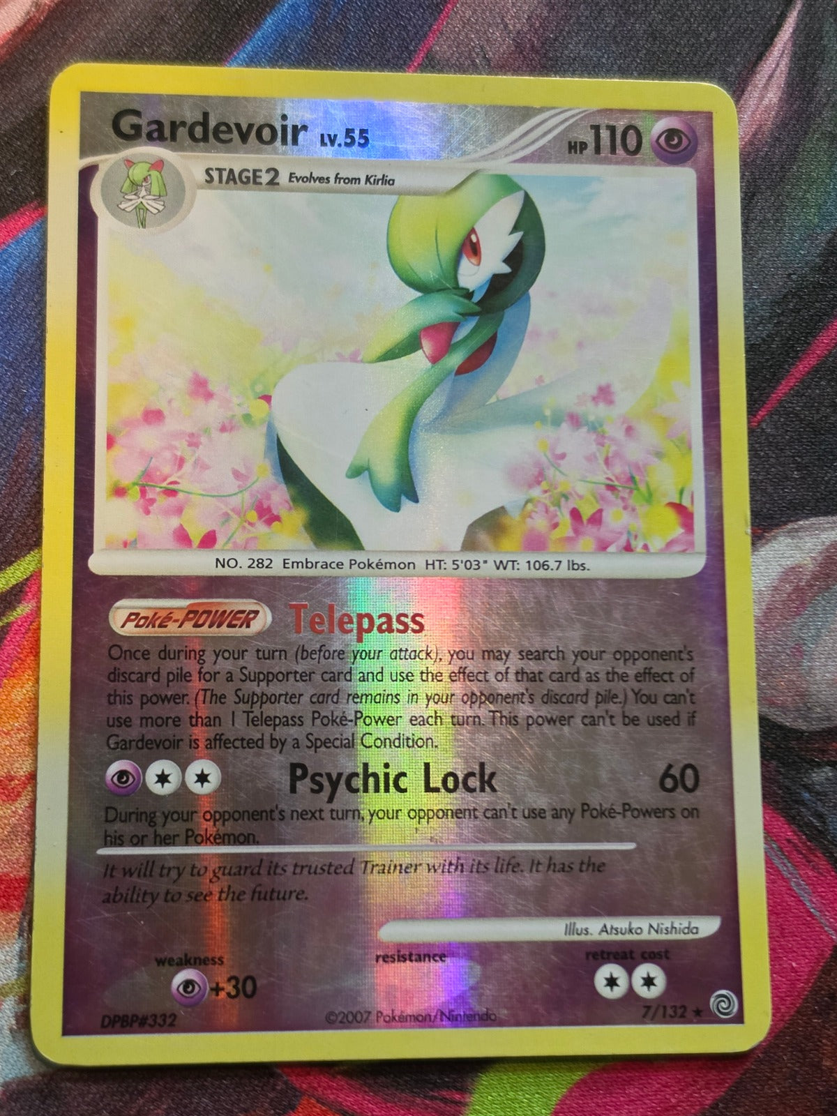 Gardevoir Reverse Holo Rare Secret Wonders 7/132 LP Pokemon