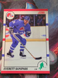 Everett Sanipass 1990-91 Score Canadian #28 RC NM Hockey