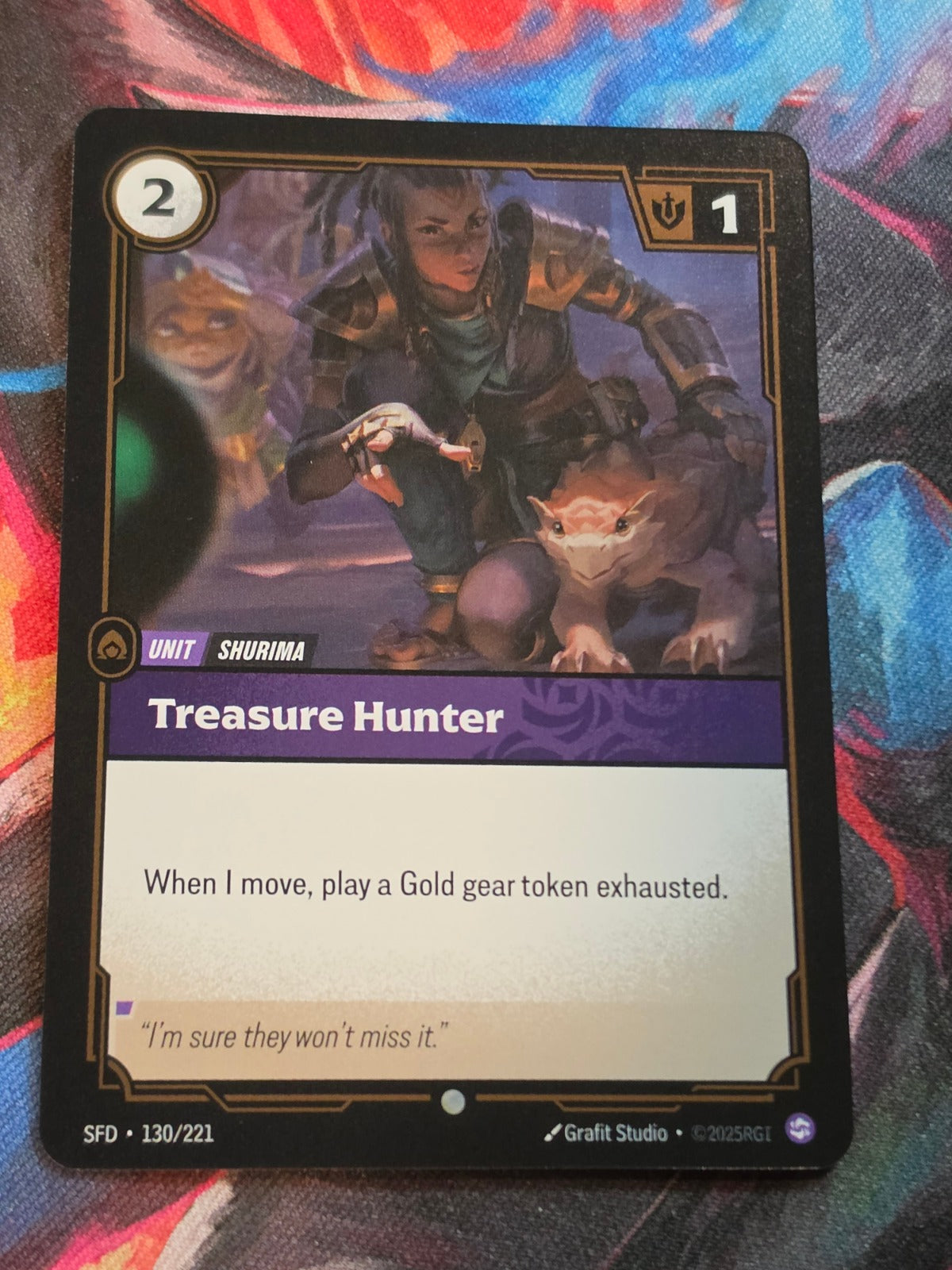 Treasure Hunter - 130/221 - Spiritforged - Common - NM