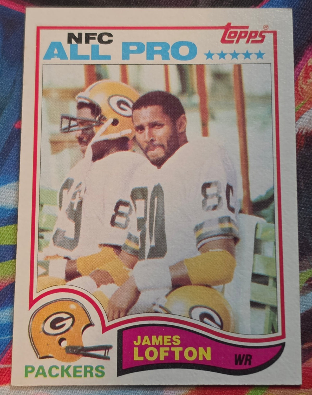 James Lofton 1982 Topps 364 LP Football
