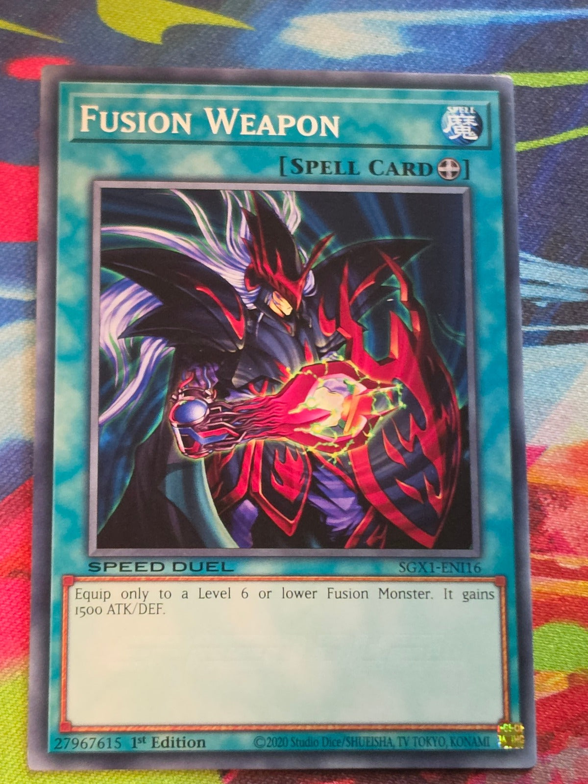 Fusion Weapon Common Speed Duel GX: Duel Academy Box SGX1-ENI16 1st Edition LP Yu-Gi-Oh!