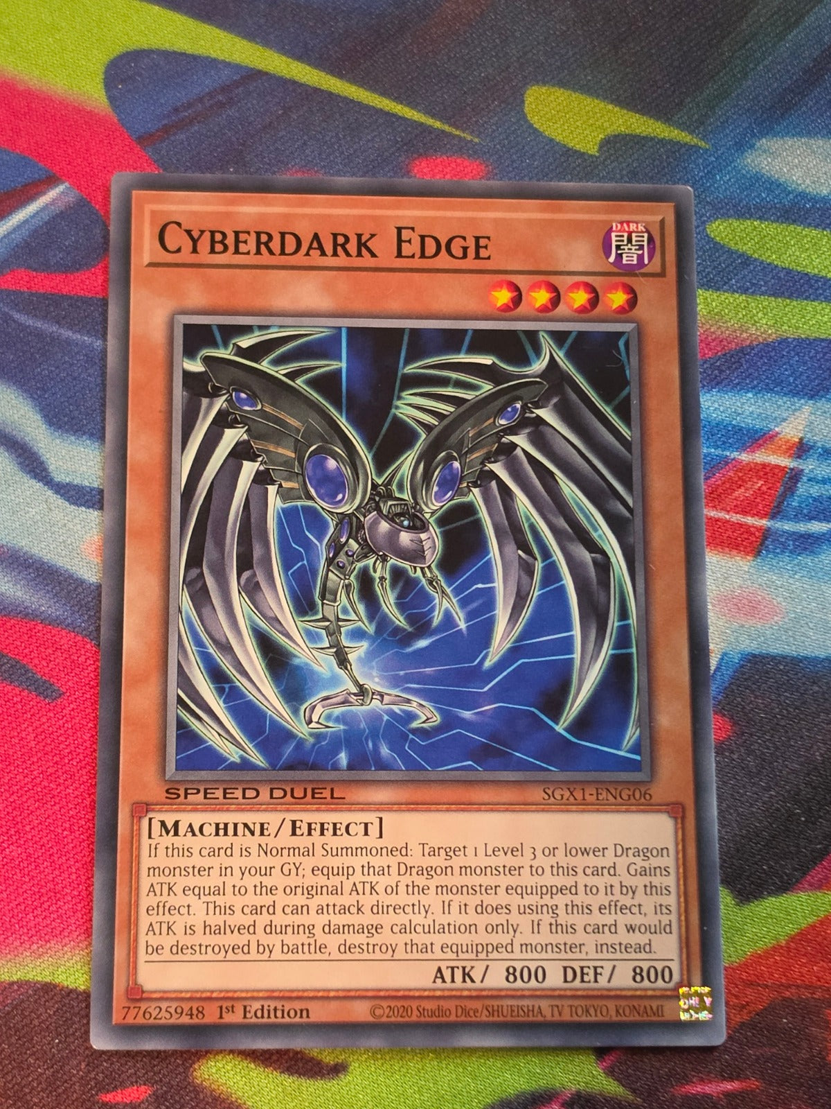 Cyberdark Edge Common Speed Duel GX: Duel Academy Box SGX1-ENG06 1st Edition LP Yu-Gi-Oh!