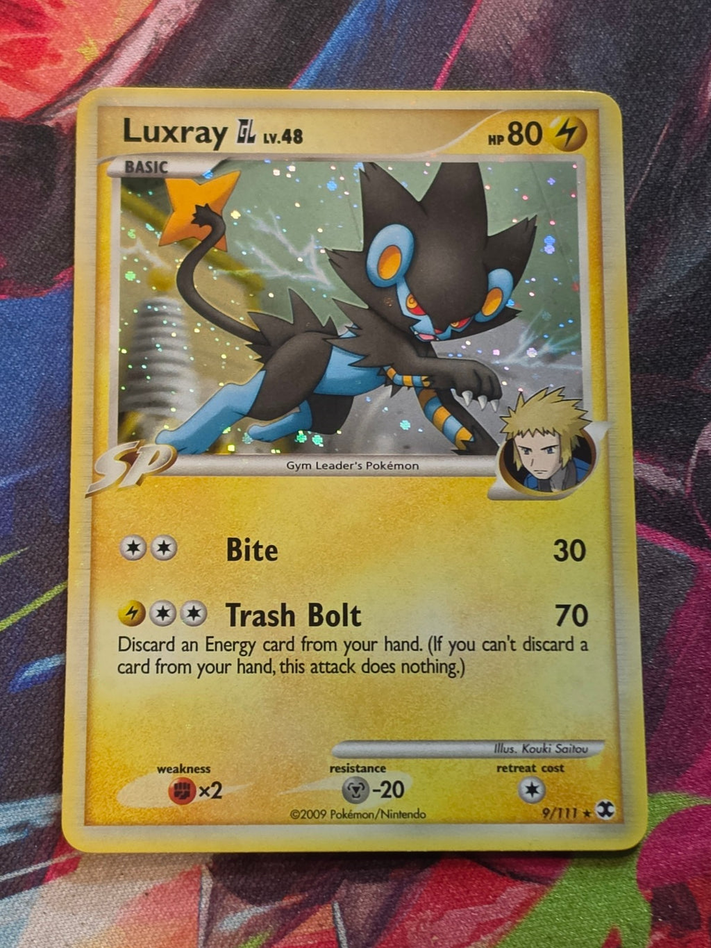 Luxray GL Holo Rare Rising Rivals 9/111 NM-/LP+ Pokemon