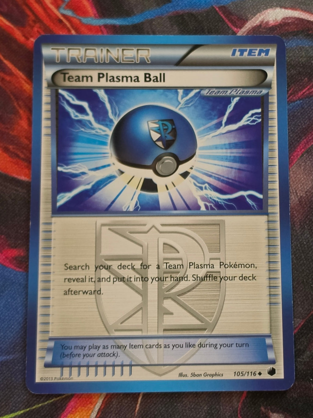 Team Plasma Ball (Team Plasma) - 105/116 - Plasma Freeze - Uncommon - LP - Pokemon
