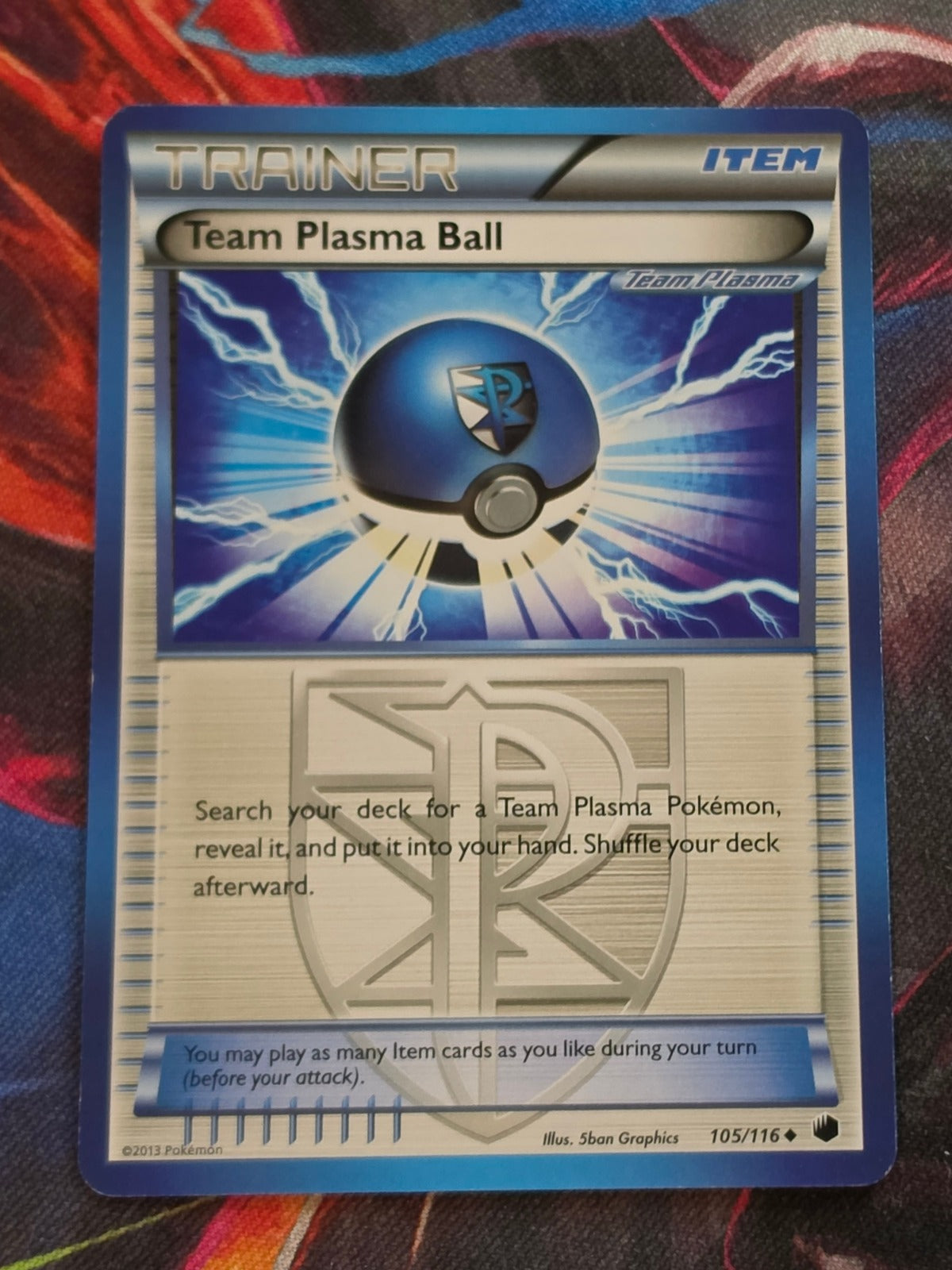 Team Plasma Ball (Team Plasma) - 105/116 - Plasma Freeze - Uncommon - LP - Pokemon