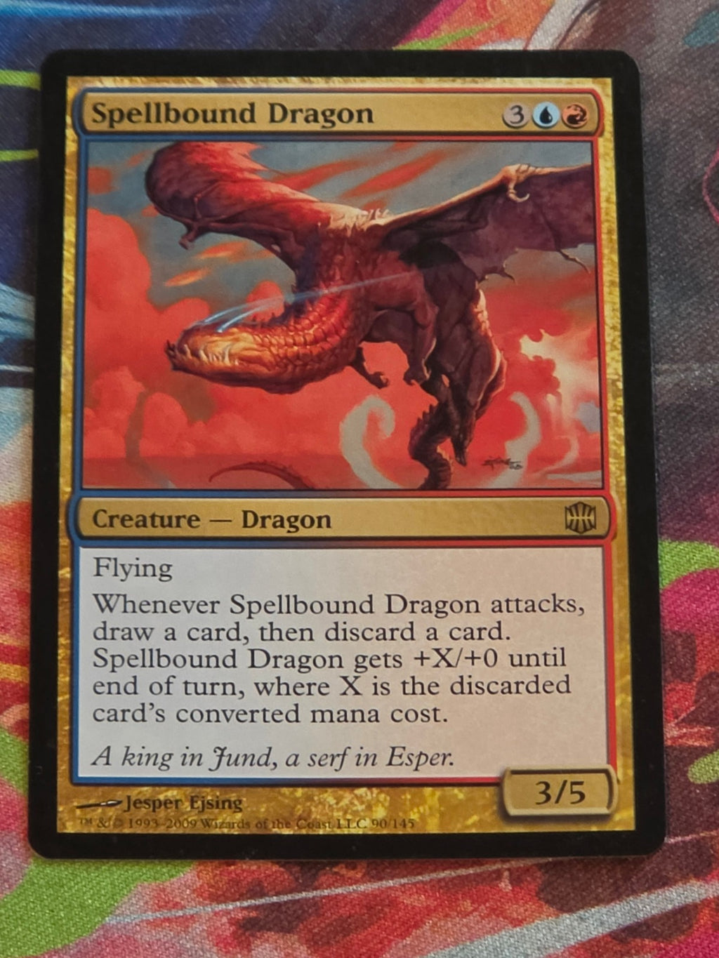 Spellbound Dragon - 90 - Alara Reborn - Rare - LP - MTG