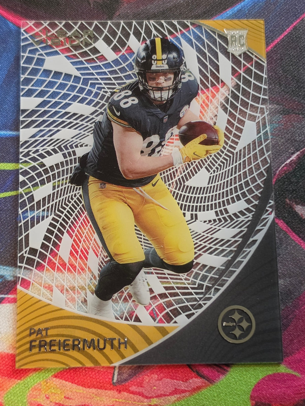 Pat Freiermuth 2021 Panini Chronicles - Clear Vision Rookies CVR-20 NM Football