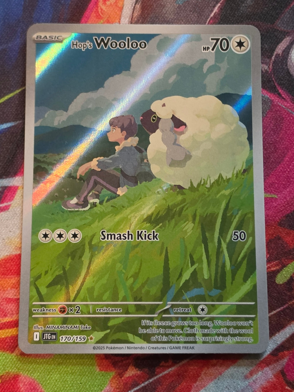 Hop's Wooloo Illustration Rare Journey Together 170/159 NM Pokemon