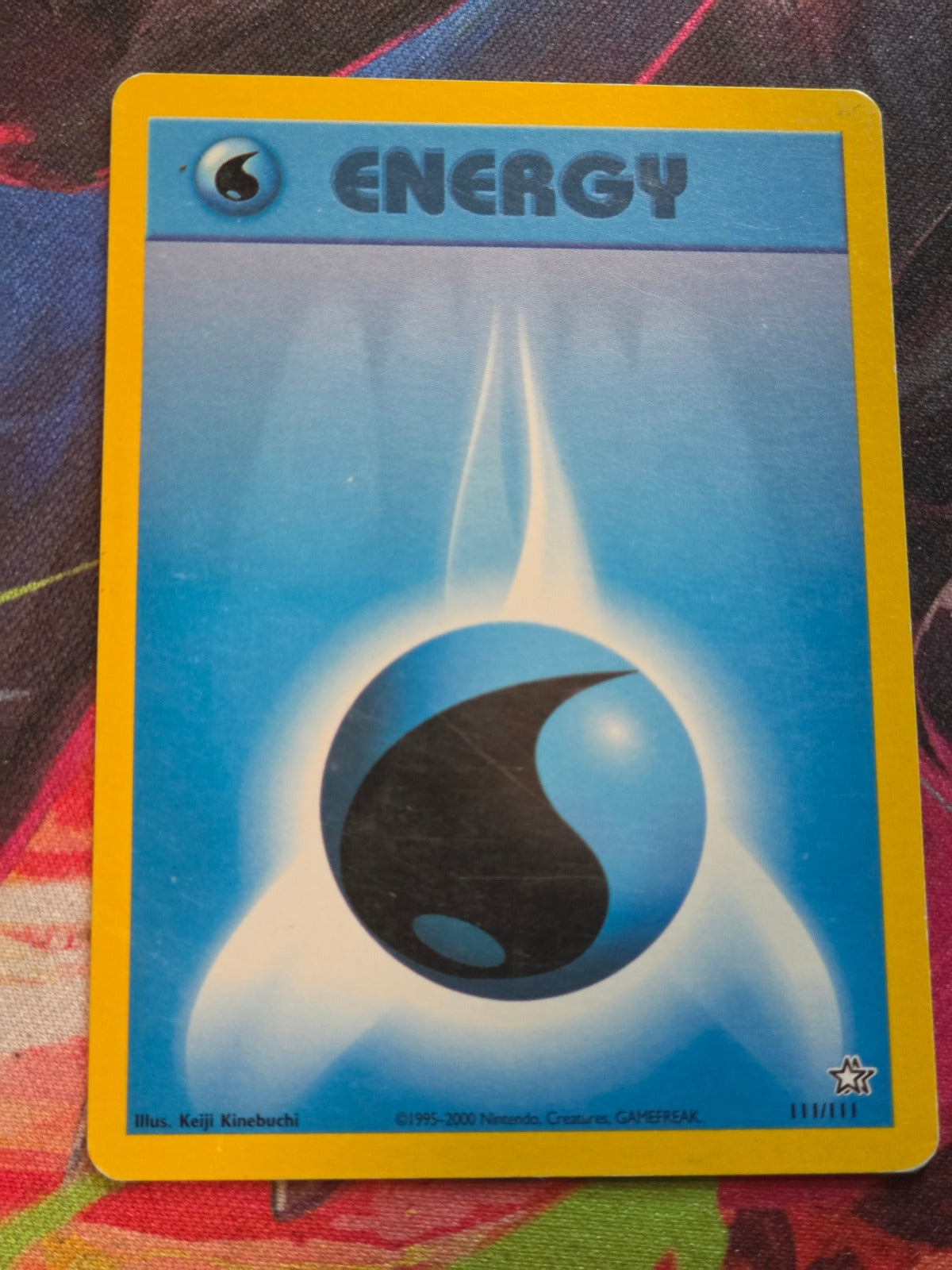 Water Energy - 111/111 - Neo Genesis - Common - Unlimited - LP Pokemon