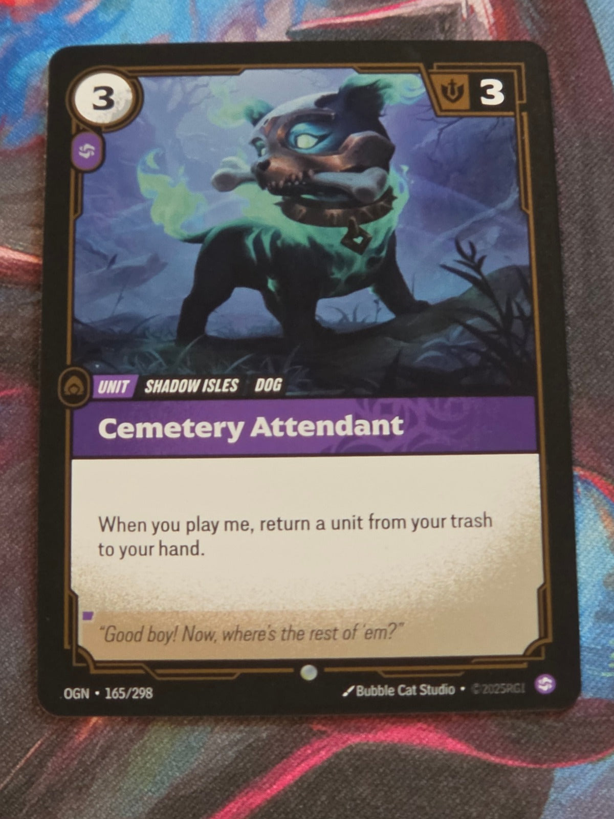 Cemetery Attendant - 165/298 - Origins - Common - NM