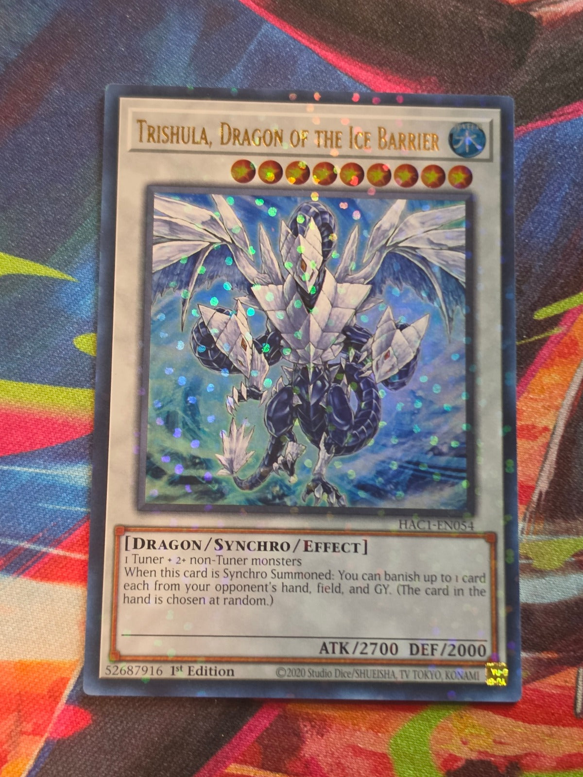 Trishula, Dragon of the Ice Barrier (Duel Terminal) Duel Terminal Technology Ultra Rare Hidden Arsenal: Chapter 1 HAC1-EN054 LP