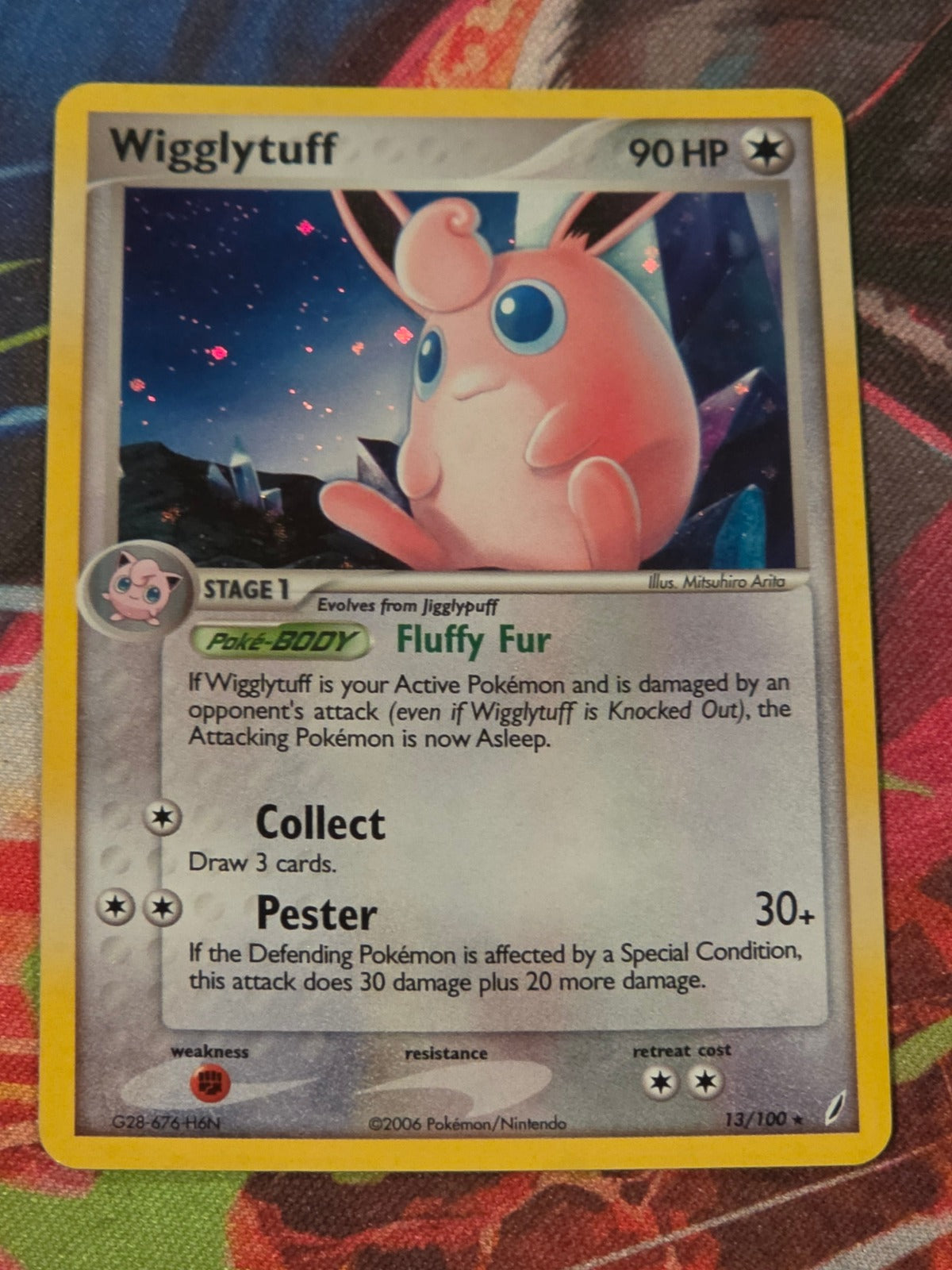 Wigglytuff Holo Rare EX Crystal Guardians 13/100 NM Pokemon