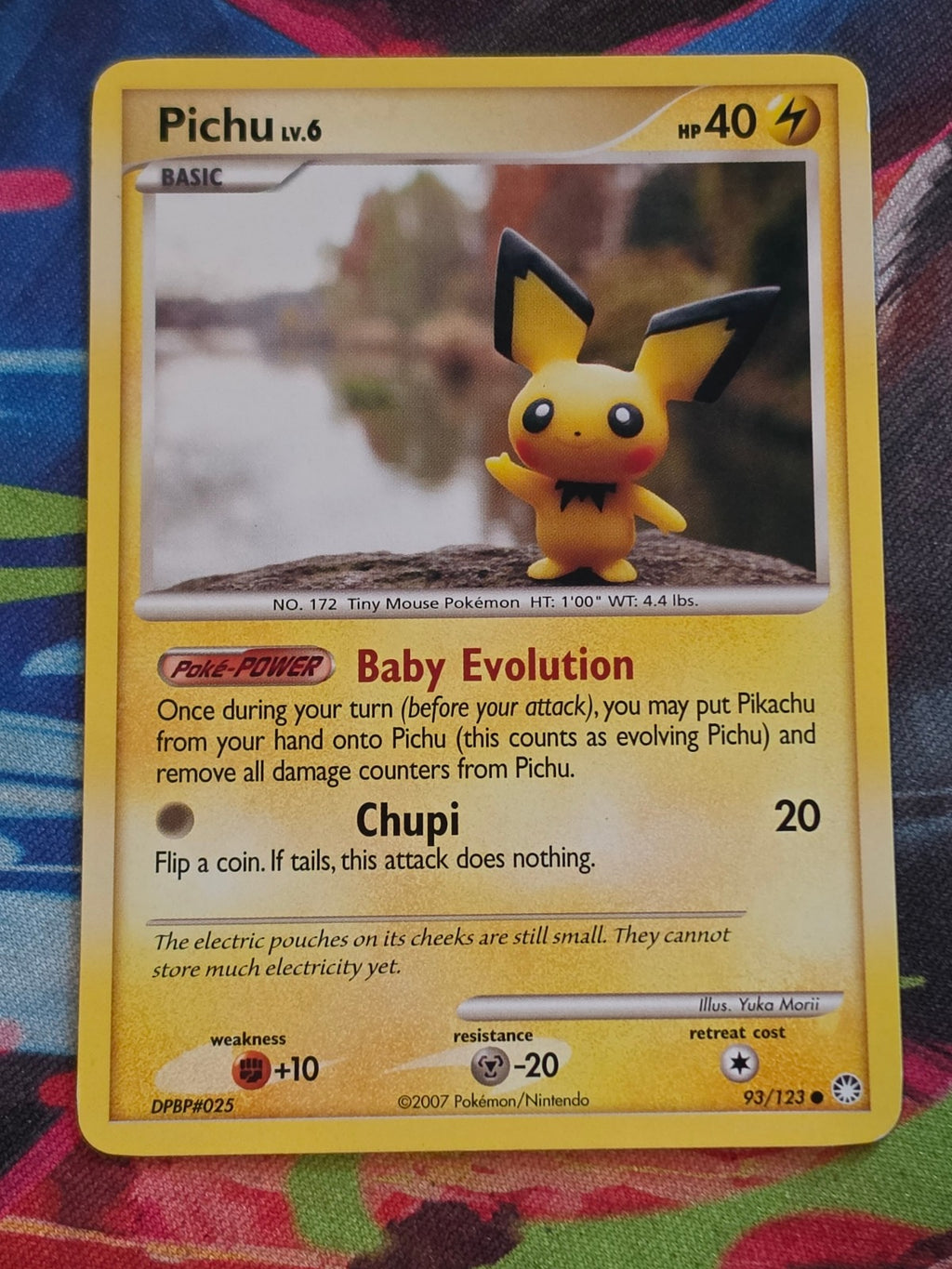 Pichu Common Mysterious Treasures 93/123 NM-/LP+ Pokemon