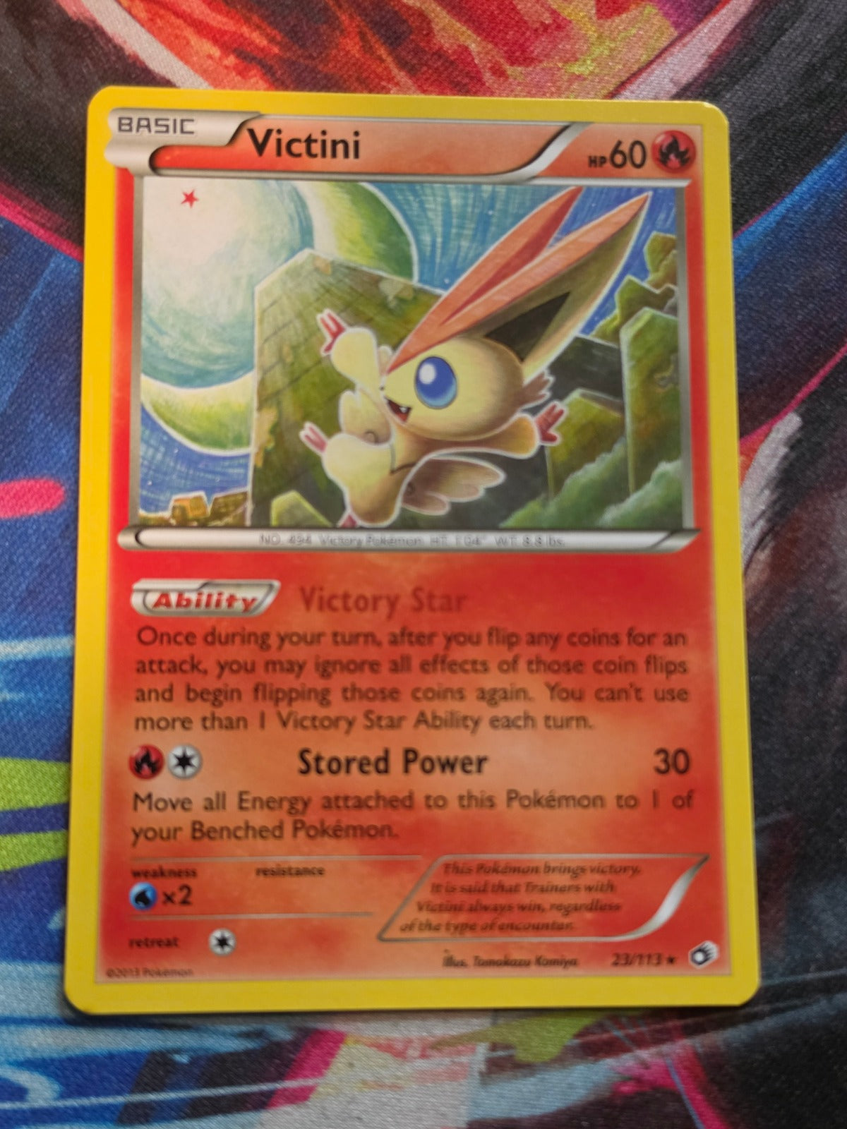 Victini (BW Legendary Treasures) - 023/113 - Deck Exclusives - Rare - NM Pokemon