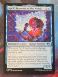 April, Reporter of the Weird - 30 - Teenage Mutant Ninja Turtles - U - NM MTG
