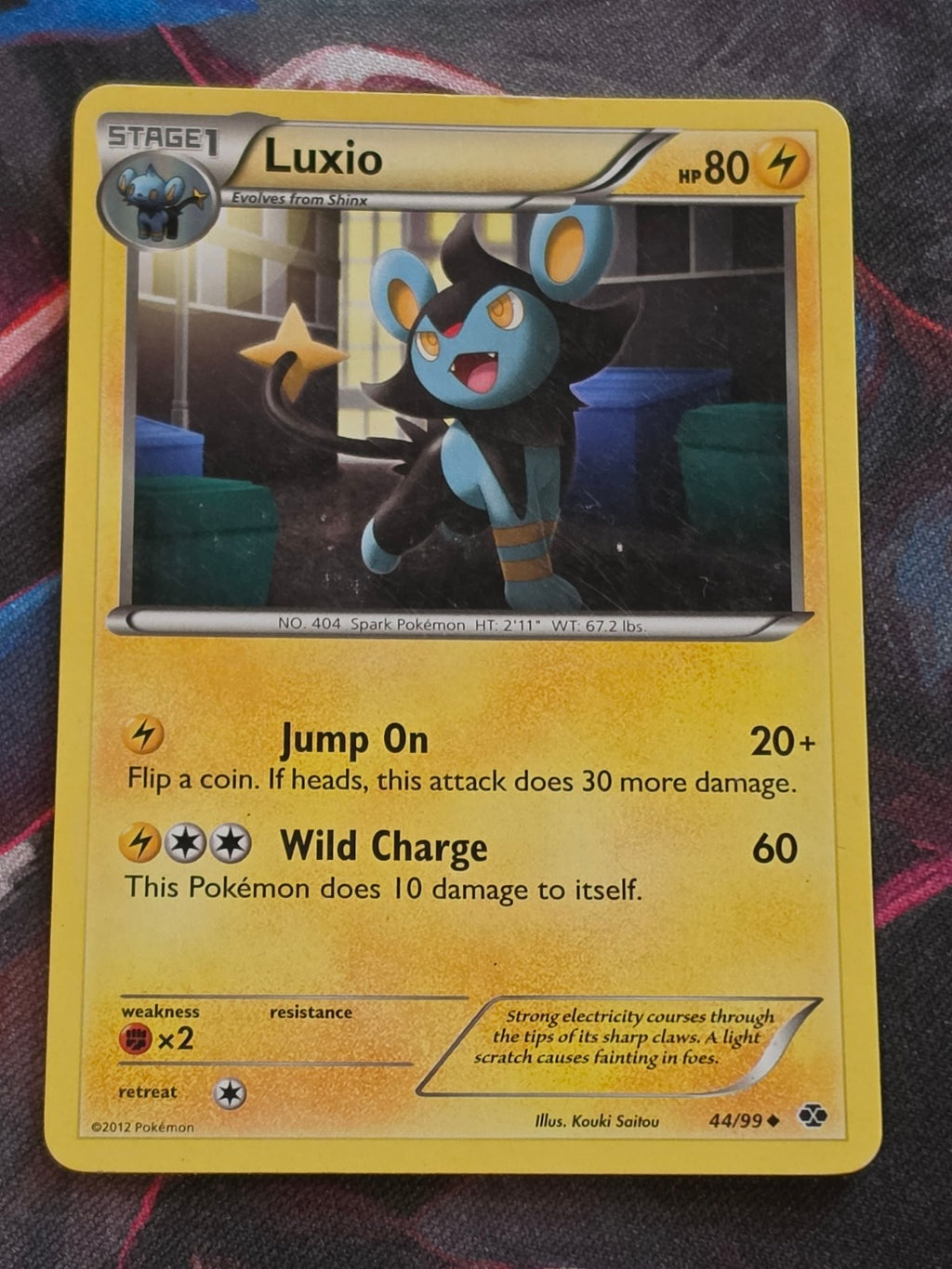 Luxio (44) - 44/99 - Next Destinies - Uncommon - MP - Pokemon