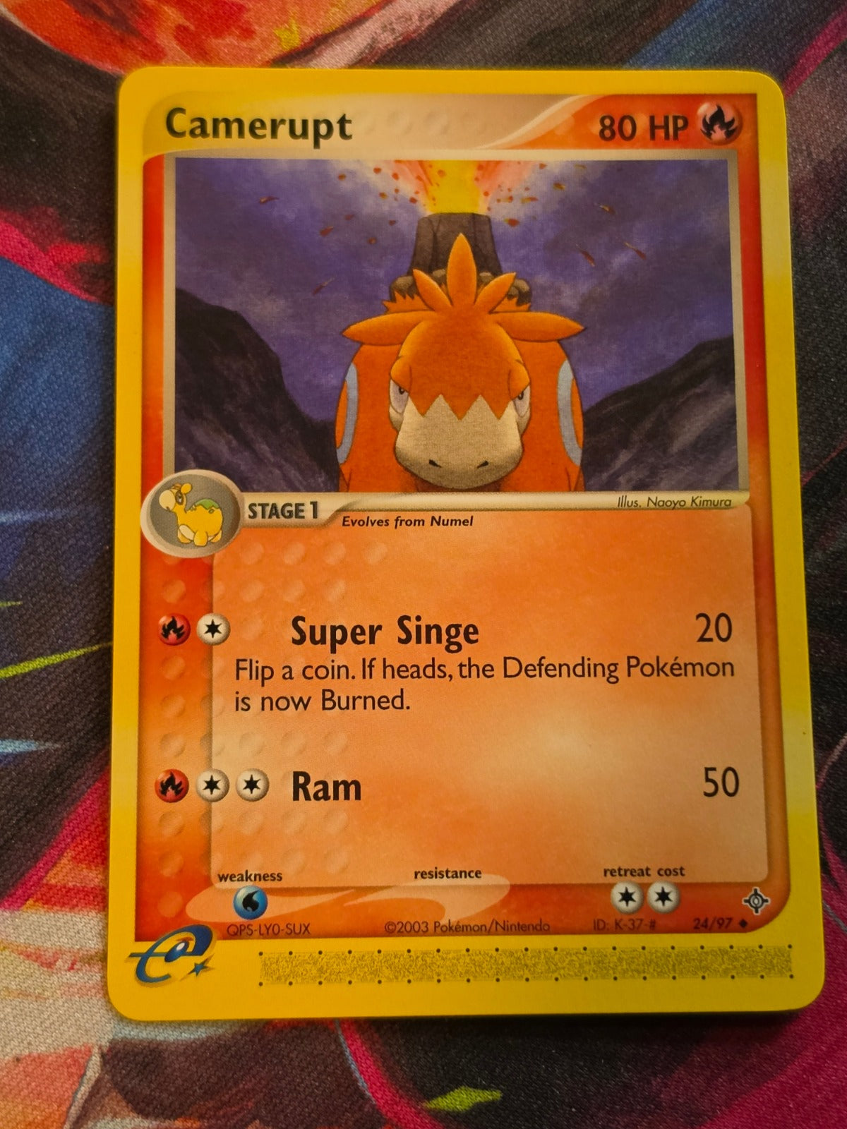 Camerupt - 24/97 - EX Dragon - Uncommon - NM - Pokemon