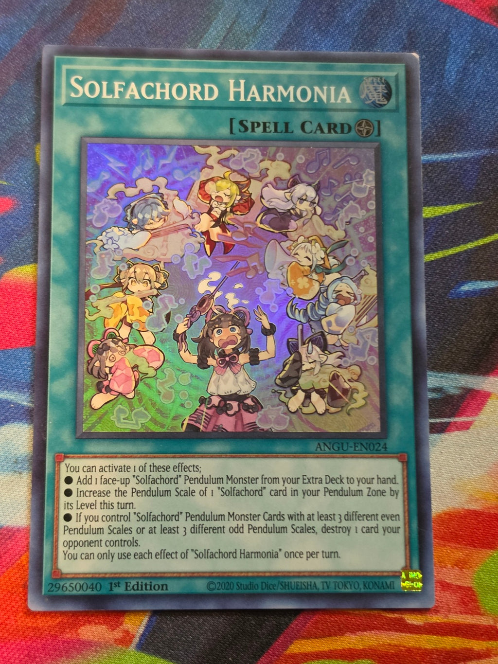 Solfachord Harmonia Super Rare Ancient Guardians ANGU-EN024 LP
