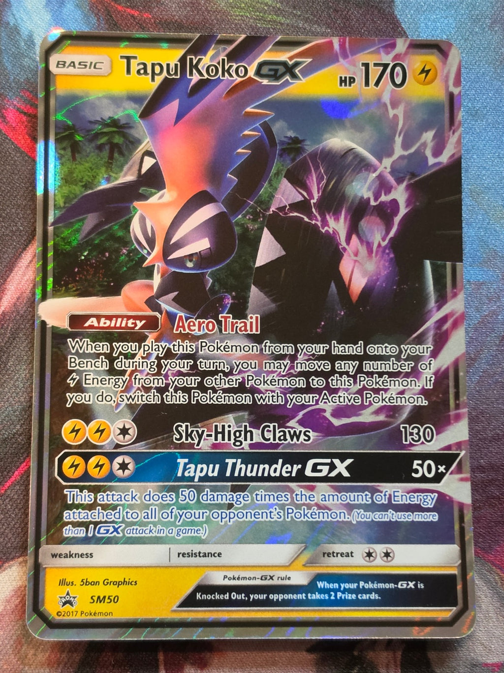 Tapu Koko GX Promo SM Promos SM50 LP Pokemon