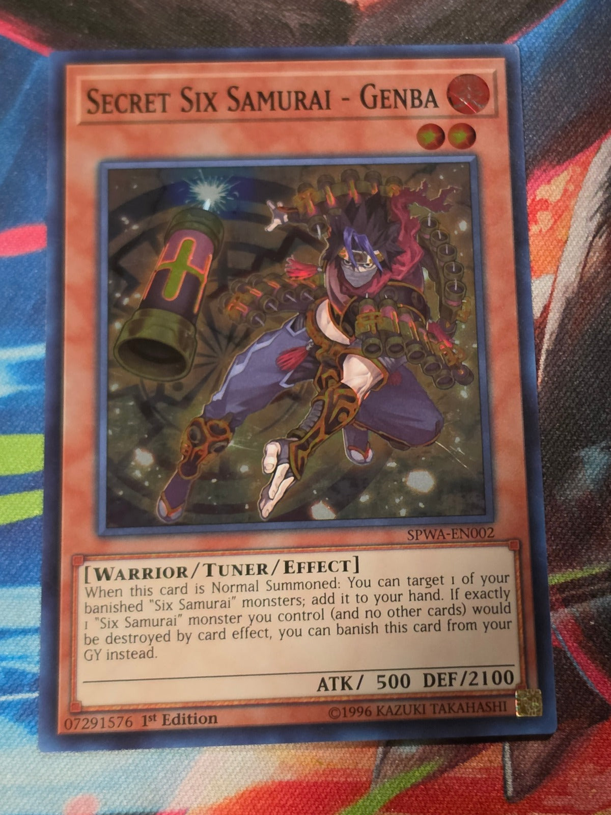 Secret Six Samurai - Genba Super Rare Spirit Warriors SPWA-EN002 LP