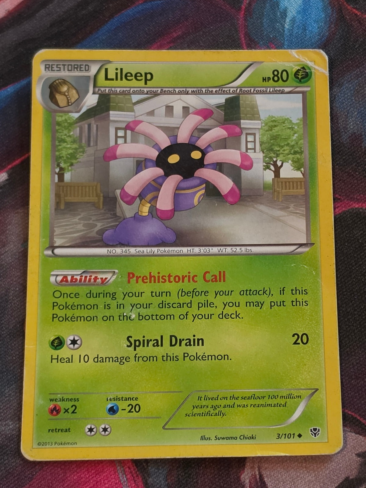 Lileep - 3/101 - Plasma Blast - Uncommon - DMG - Pokemon