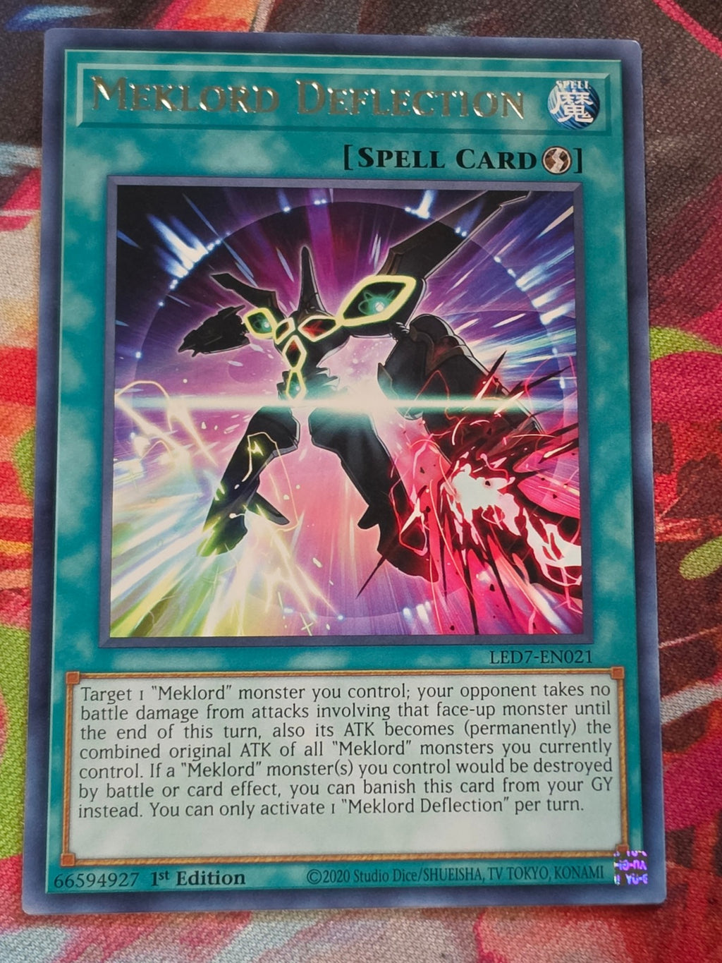 Meklord Deflection Rare Legendary Duelists: Rage of Ra LED7-EN021 LP