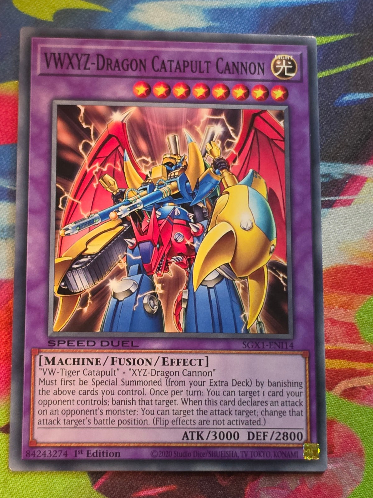 VWXYZ-Dragon Catapult Cannon Common Speed Duel GX: Duel Academy Box SGX1-ENI14 1st Edition LP Yu-Gi-Oh!