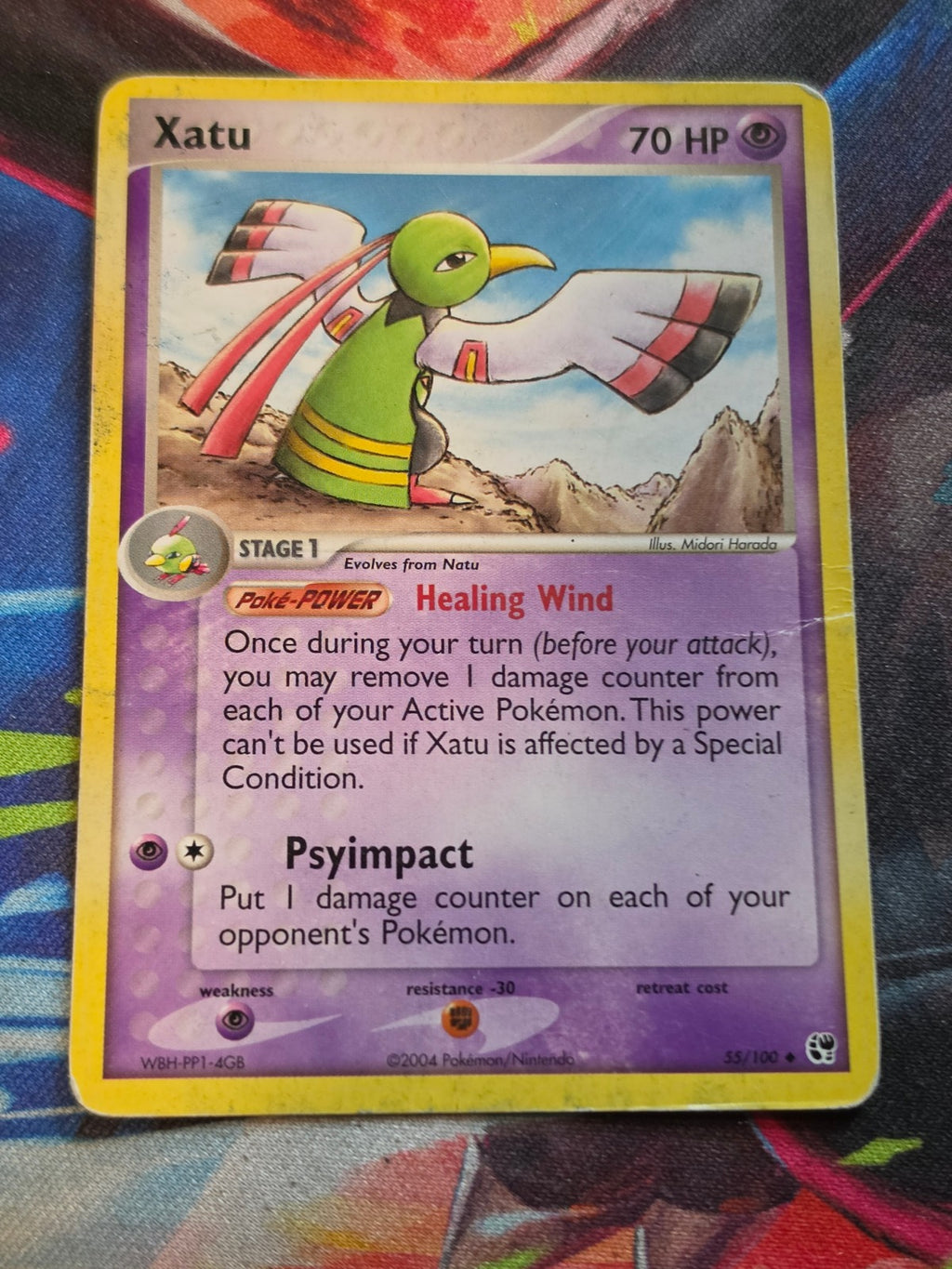 Xatu - 55/100 - EX Sandstorm - Uncommon - DMG - Pokemon
