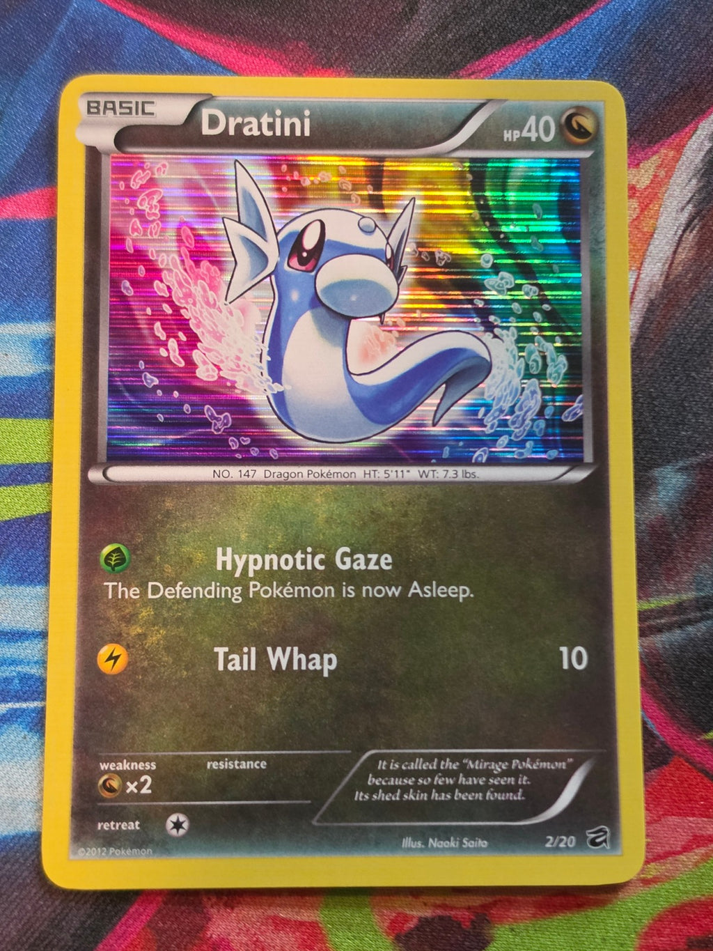 Dratini (2) Holo Rare Dragon Vault 2/20 NM-/LP+ Pokemon