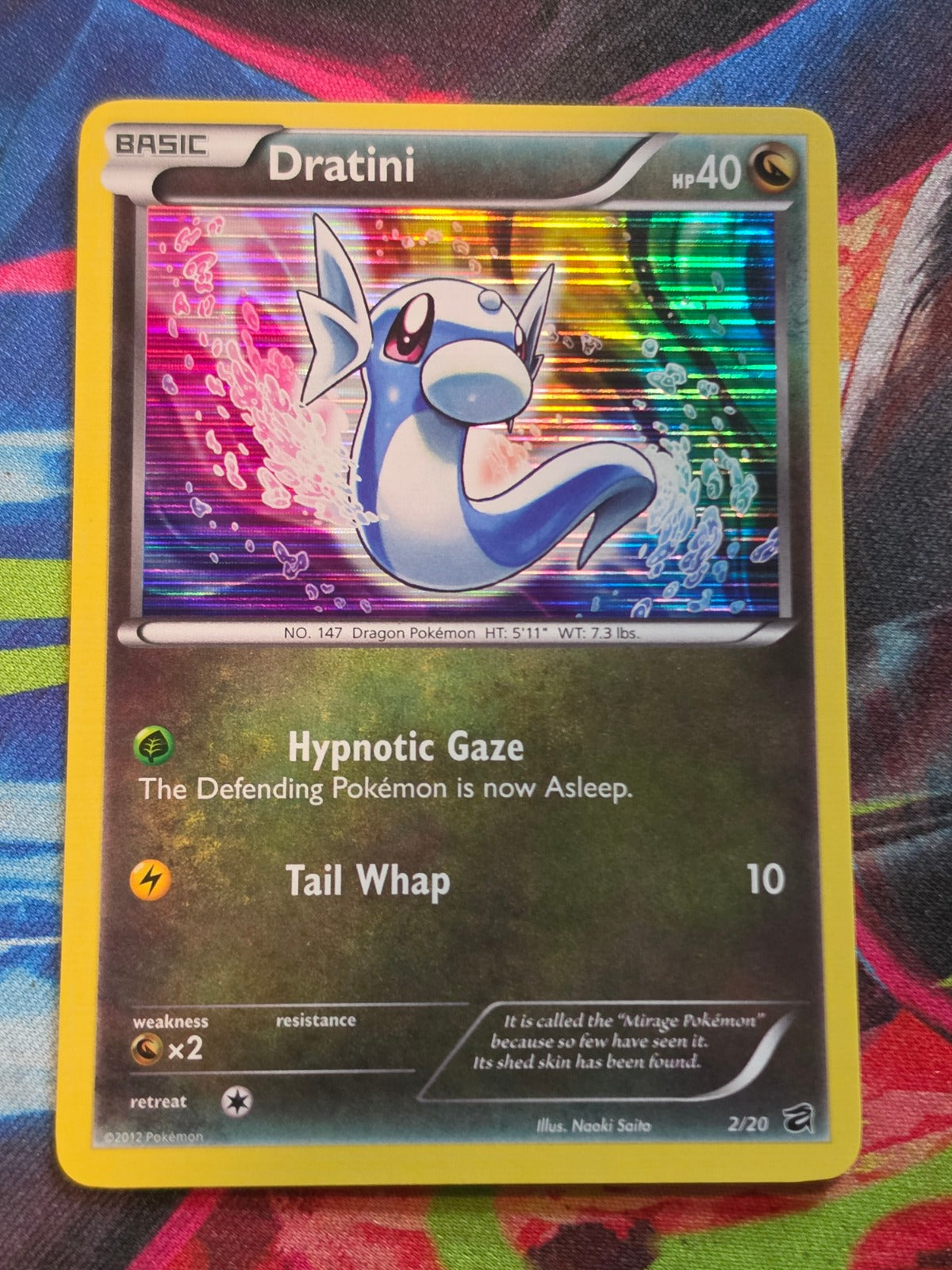 Dratini (2) Holo Rare Dragon Vault 2/20 NM-/LP+ Pokemon