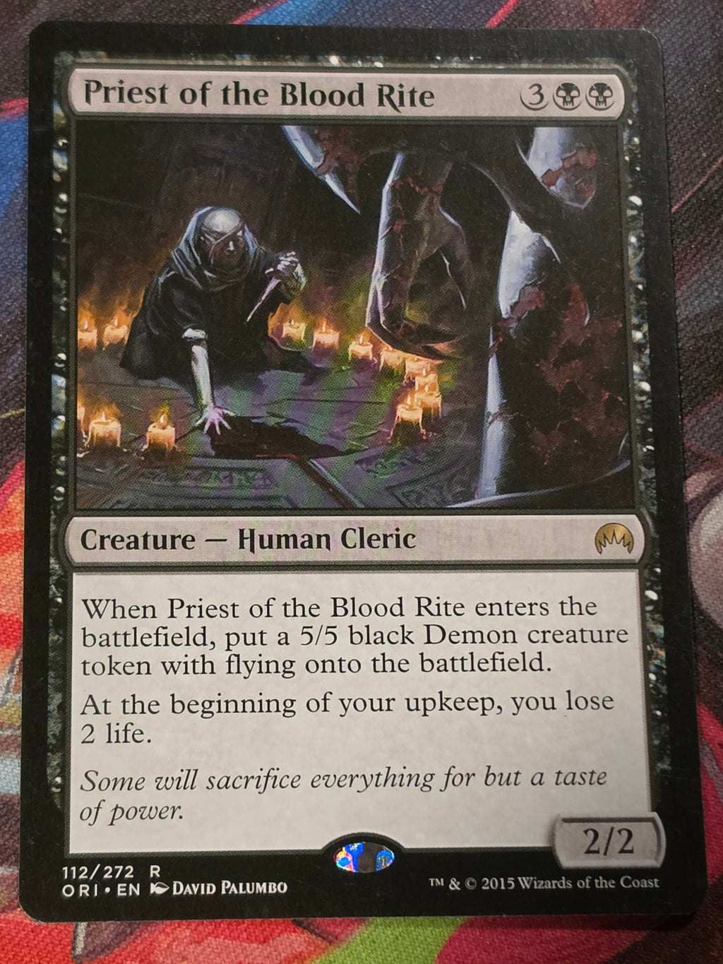 Priest of the Blood Rite - 112 - Magic Origins - R - LP MTG