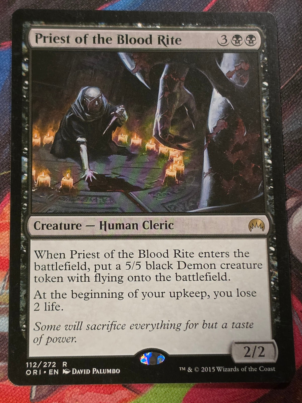 Priest of the Blood Rite - 112 - Magic Origins - R - LP MTG