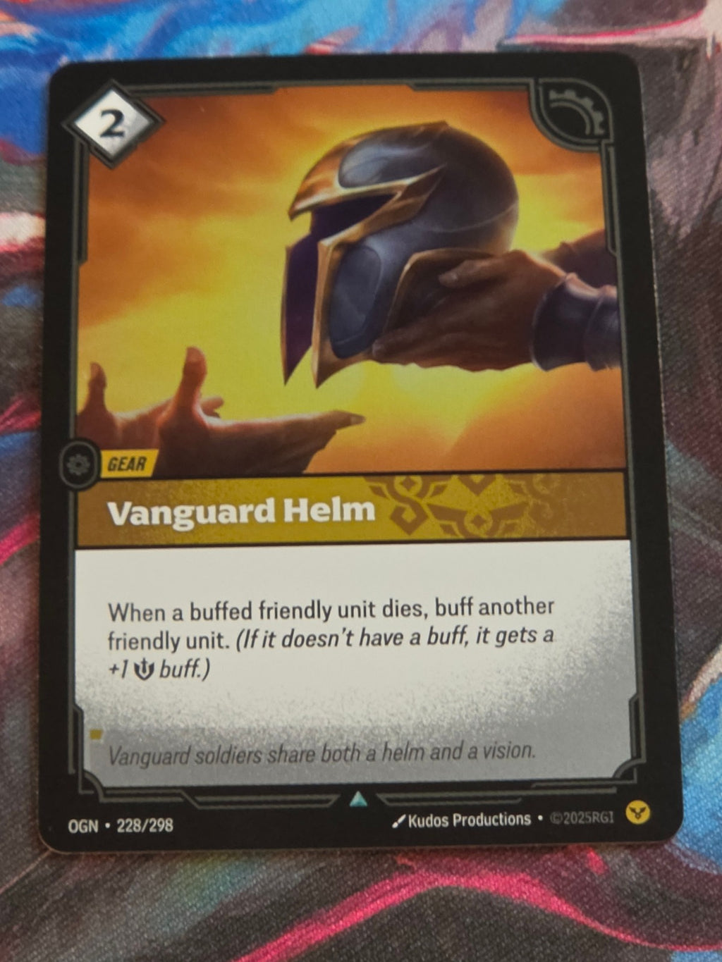 Vanguard Helm - 228/298 - Origins - Uncommon - NM