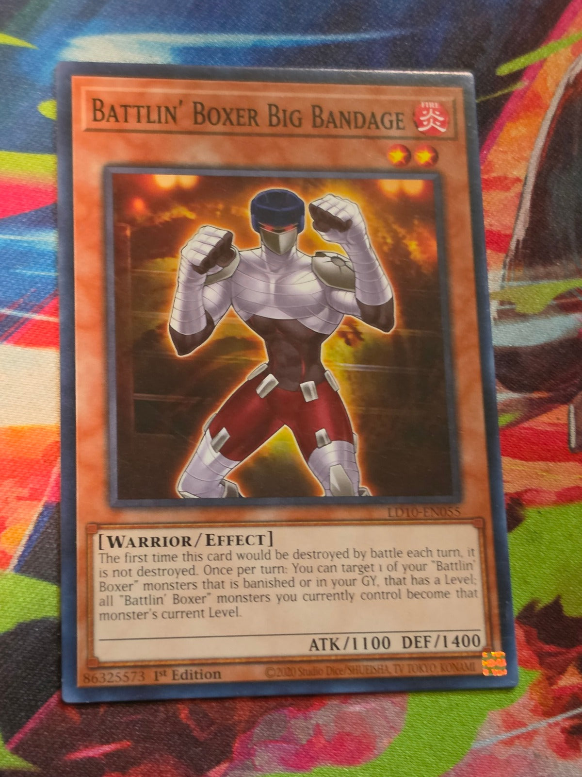 Battlin' Boxer Big Bandage Common Legendary Duelists: Soulburning Volcano LD10-EN055 LP
