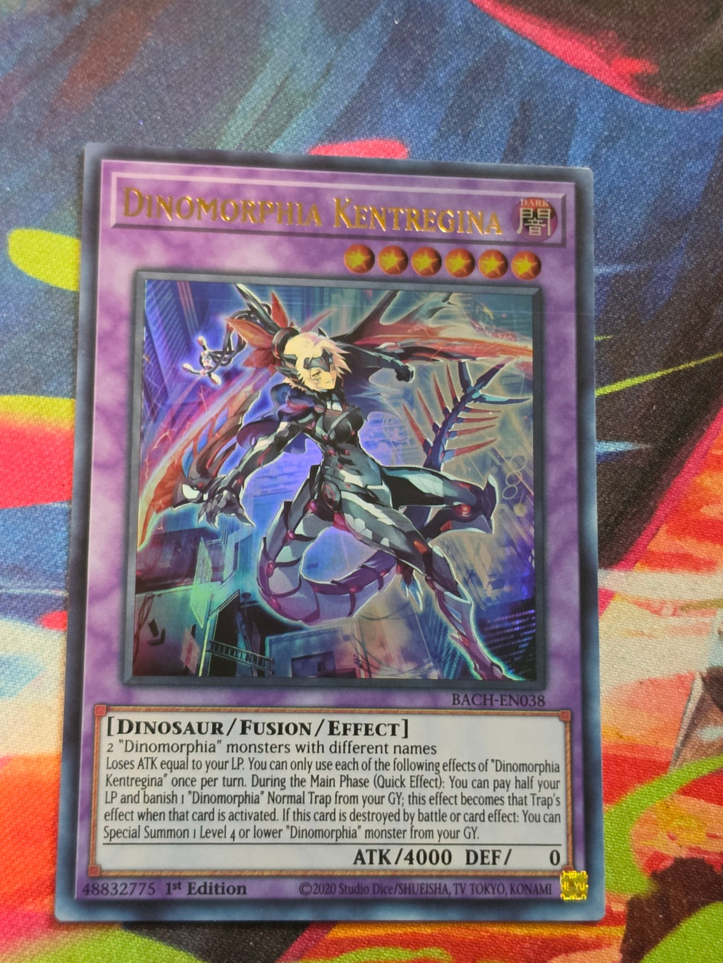 Dinomorphia Kentregina Ultra Rare Battle of Chaos BACH-EN038 LP