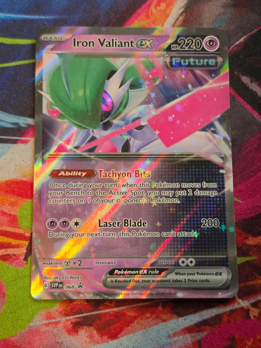 Iron Valiant ex - 068 - SV: Scarlet & Violet Promo Cards - Promo - NM Pokemon
