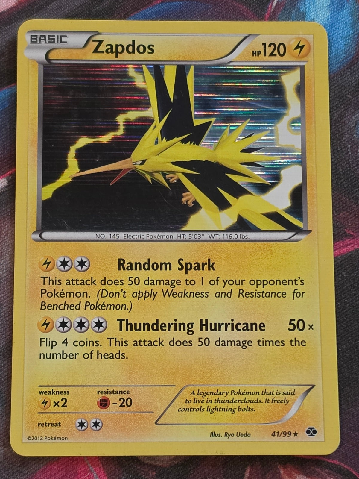 Zapdos - 41/99 - Next Destinies - Holo Rare - MP - Pokemon