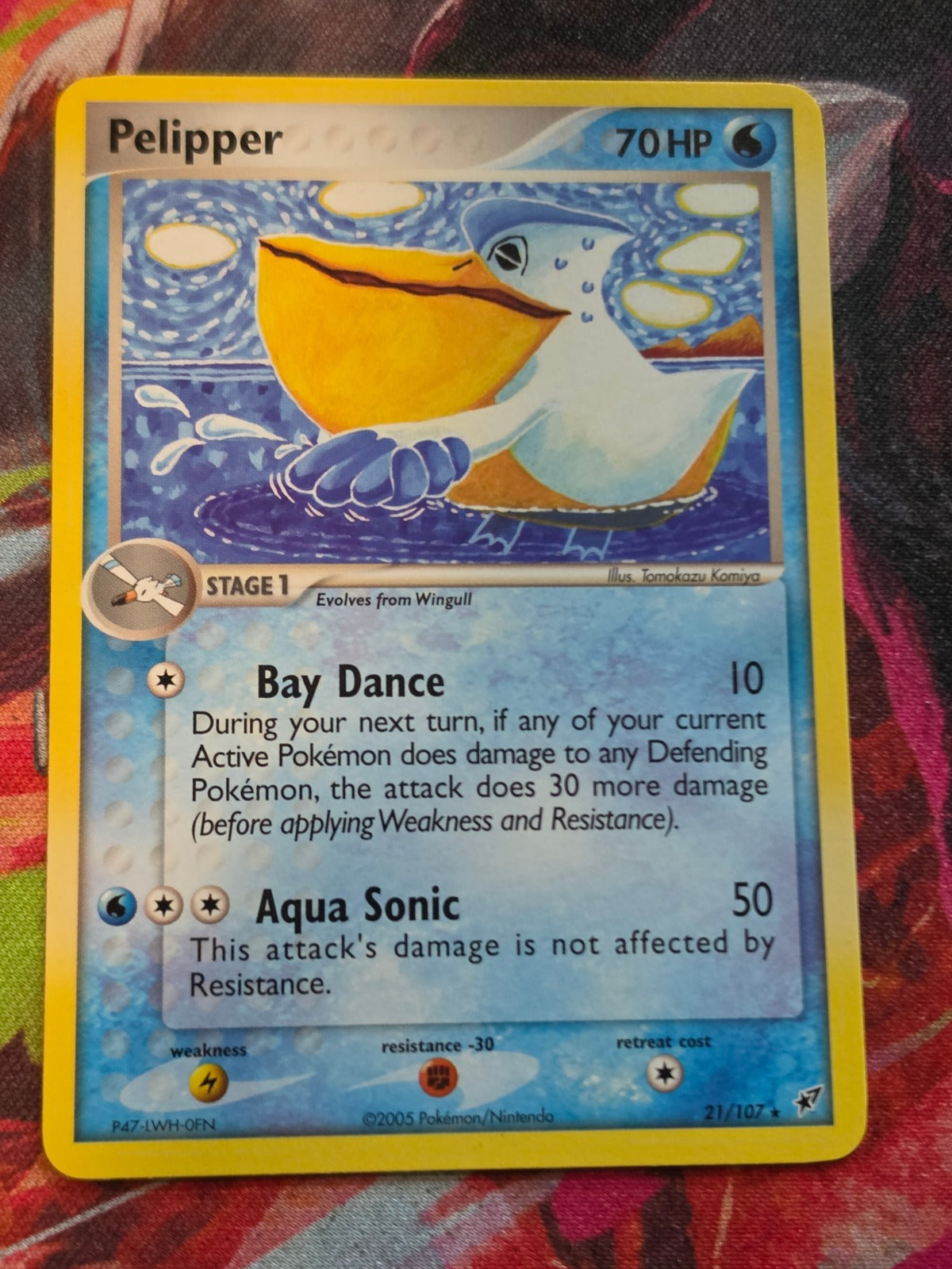 Pelipper Rare EX Deoxys 21/107 NM Pokemon