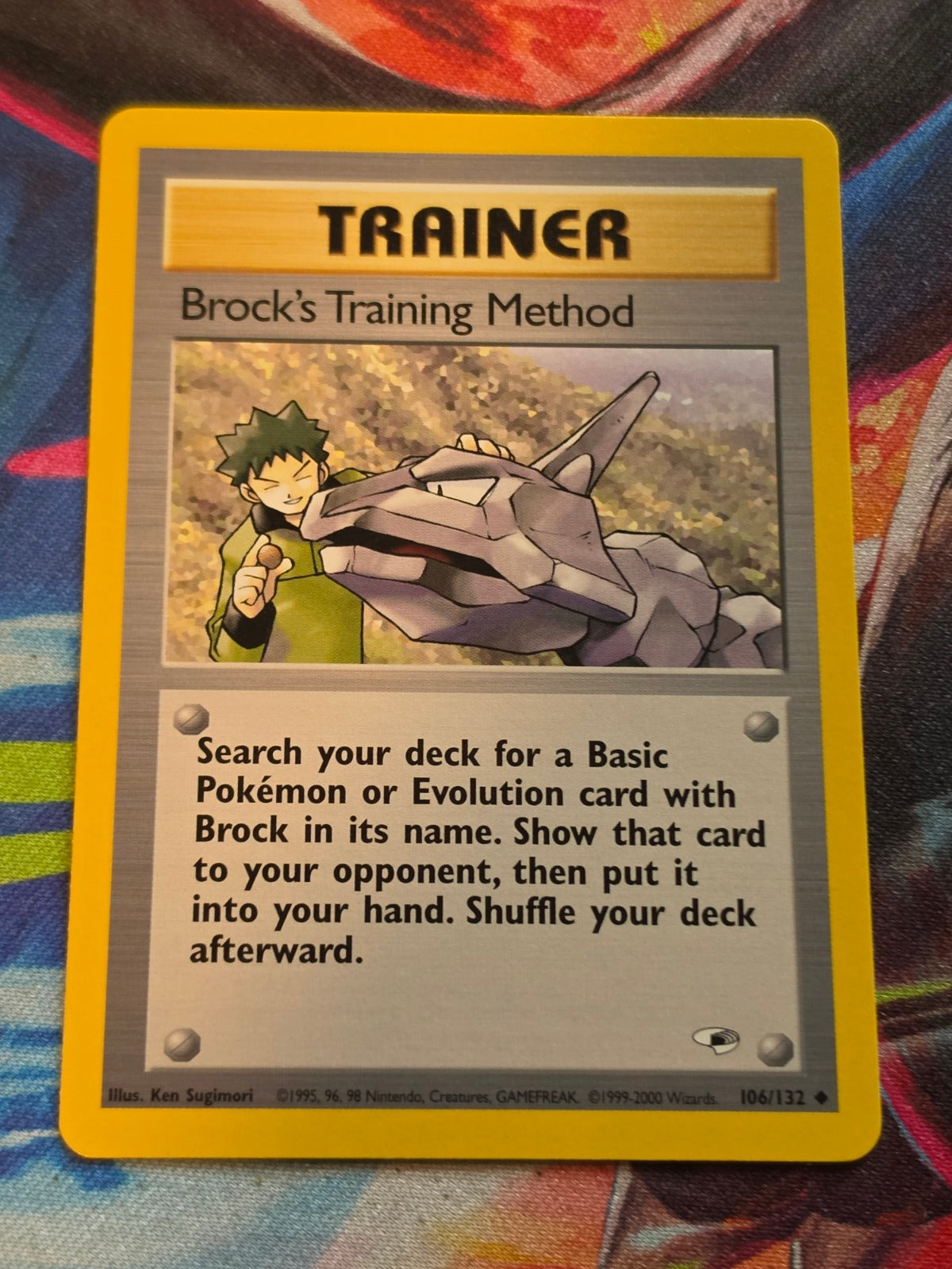 Brock's Training Method - 106/132 - Gym Heroes - Uncommon - Unlimited - NM Pokemon